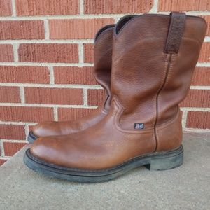 Mens Justin slip-on Boots size 13